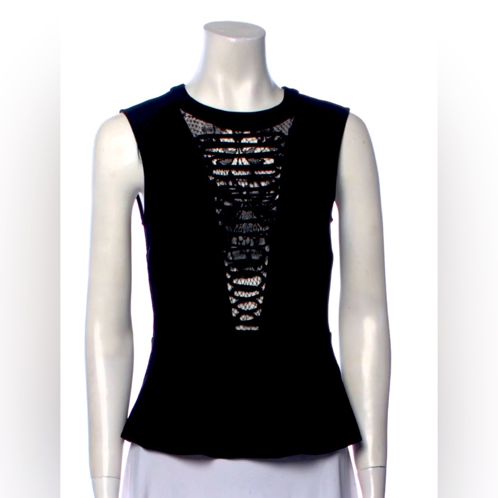 A.L.C. Tank Top with Lace Embellishment
